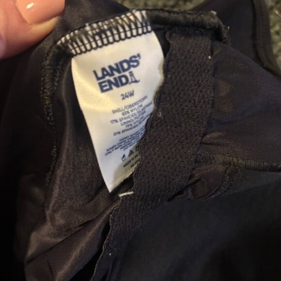 Lands’ End Full Coverage Tummy Control One Shoulder 24W - Picture 5 of 5